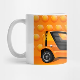 Side view of a Bond bug car Mug